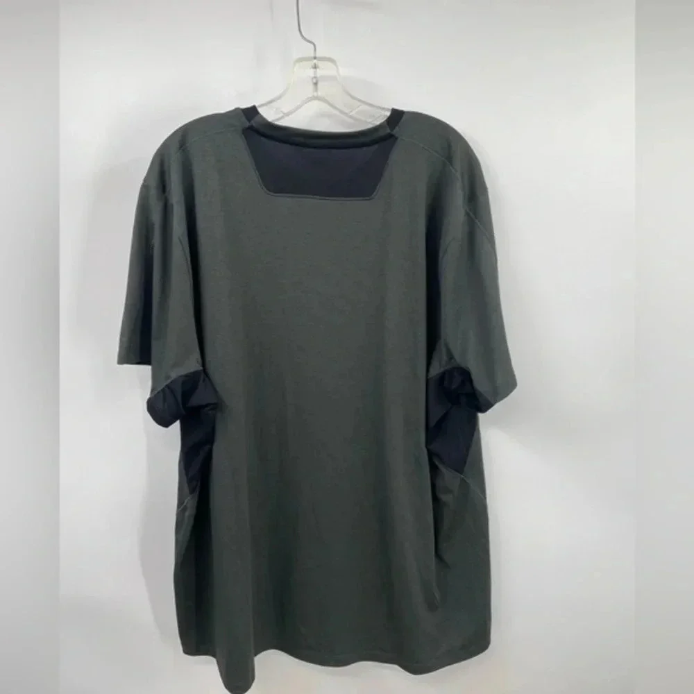 The‎ North Face Men's Flash-XD Athletic T-Shirt 2XL Gray Black Short Sleeve Tee